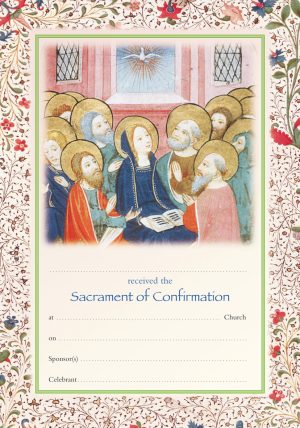 acrament of Confirmation Certificate