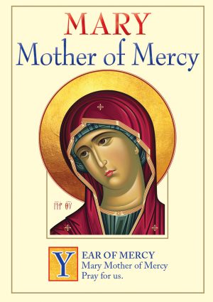 Mary Mother of Mercy Folding Prayer Card