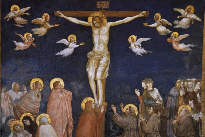 Painting of the Crucifixion by Giotti