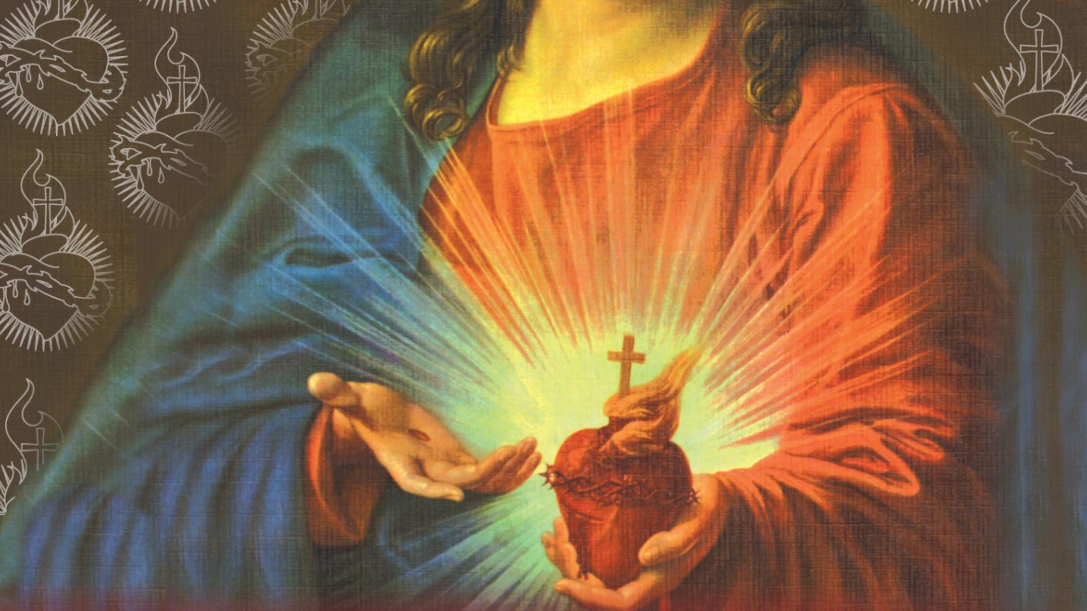 The Saints on the Sacred Heart of Jesus