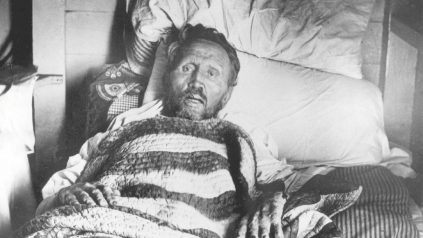 Father Damien on his deathbed